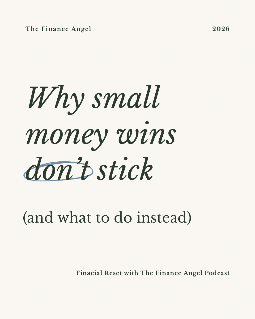 Why Small Money Wins Don’t Stick (And How to Build Real Financial Consistency)